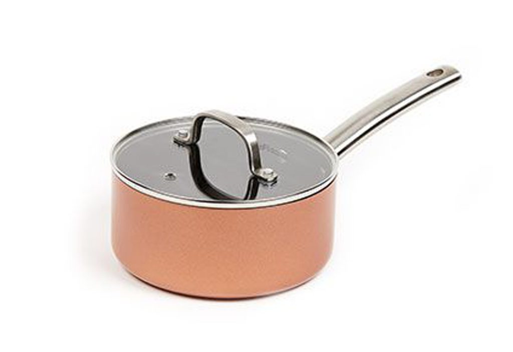 Copper Chef® Black Diamond 2 Quart Sauce Pan Support Copper Chef