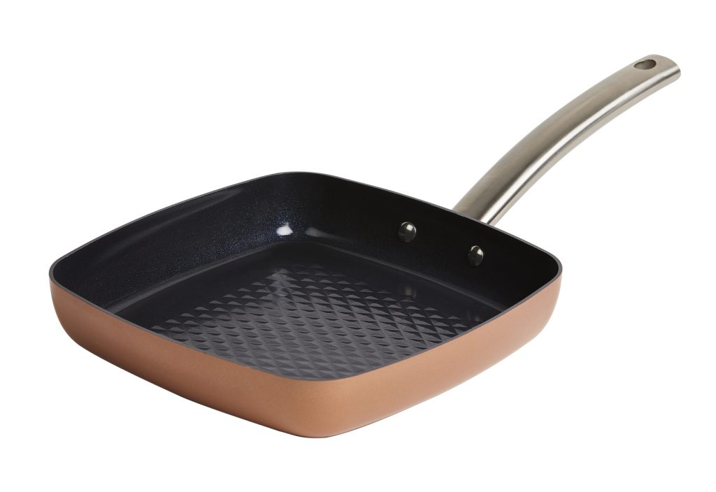 Copper Chef® Black Diamond 12" Square Fry Pan Support Copper Chef